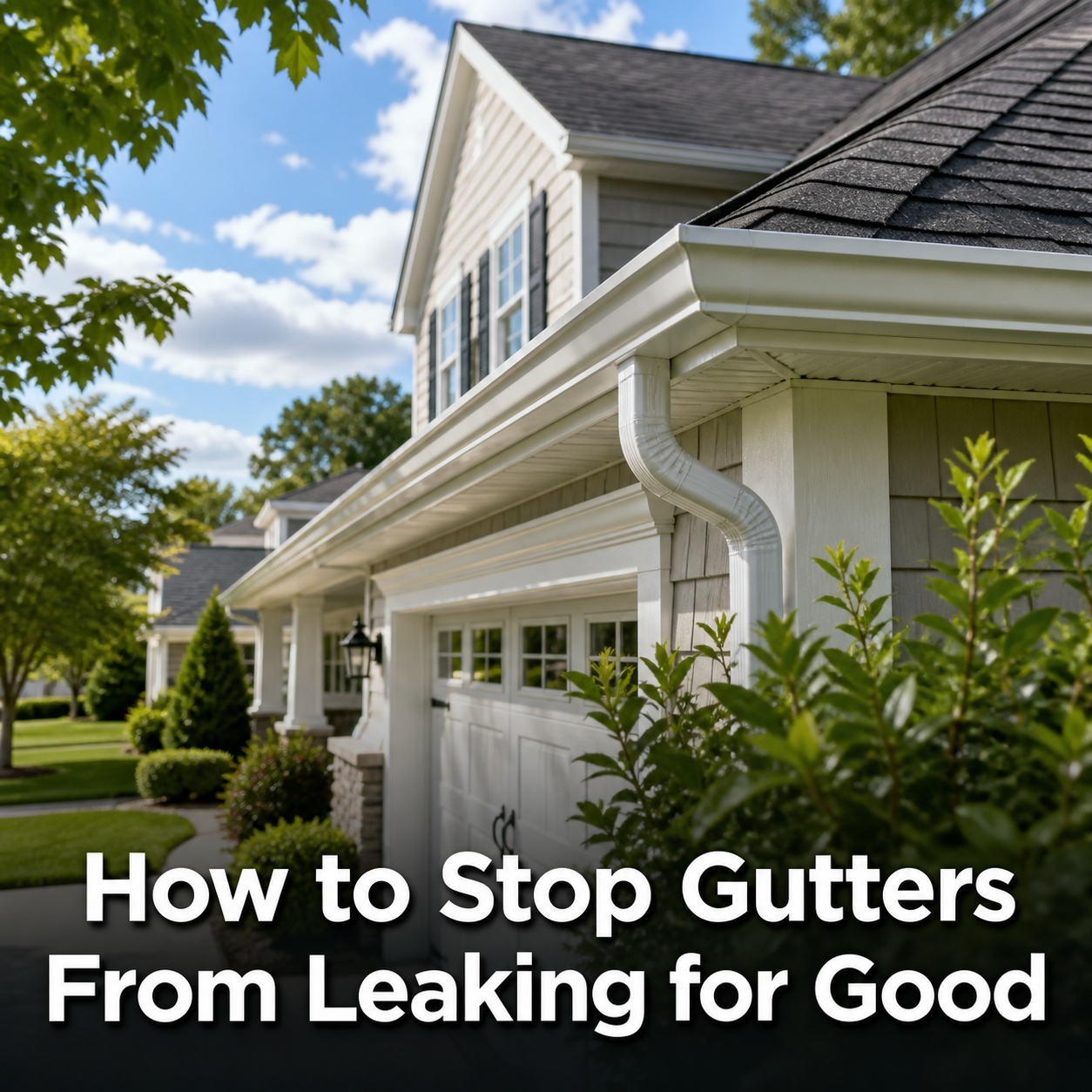How to Stop Gutters From Leaking for Good